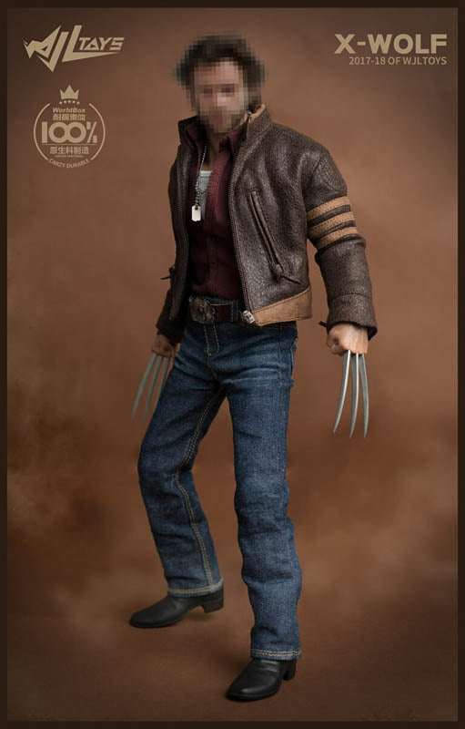 Steel Wolf Clothing Set - Brown Leather-Like Belt