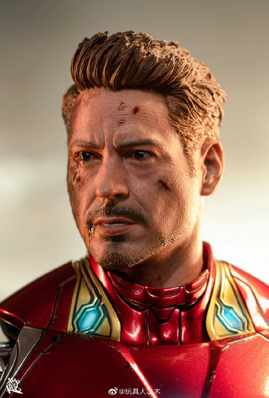 Custom Tony Stark Head Sculpts 2-Pack - MINT IN BOX