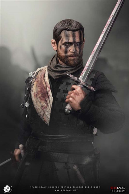 Macbeth - Metal Bloody Sword w/Brown Sheath