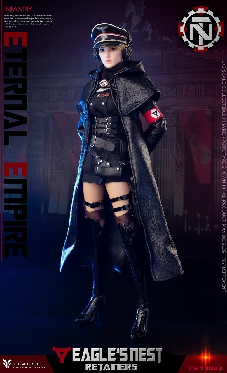 Load image into Gallery viewer, Eternal Empire Eagles Nest - Black Leather Hooded Jacket
