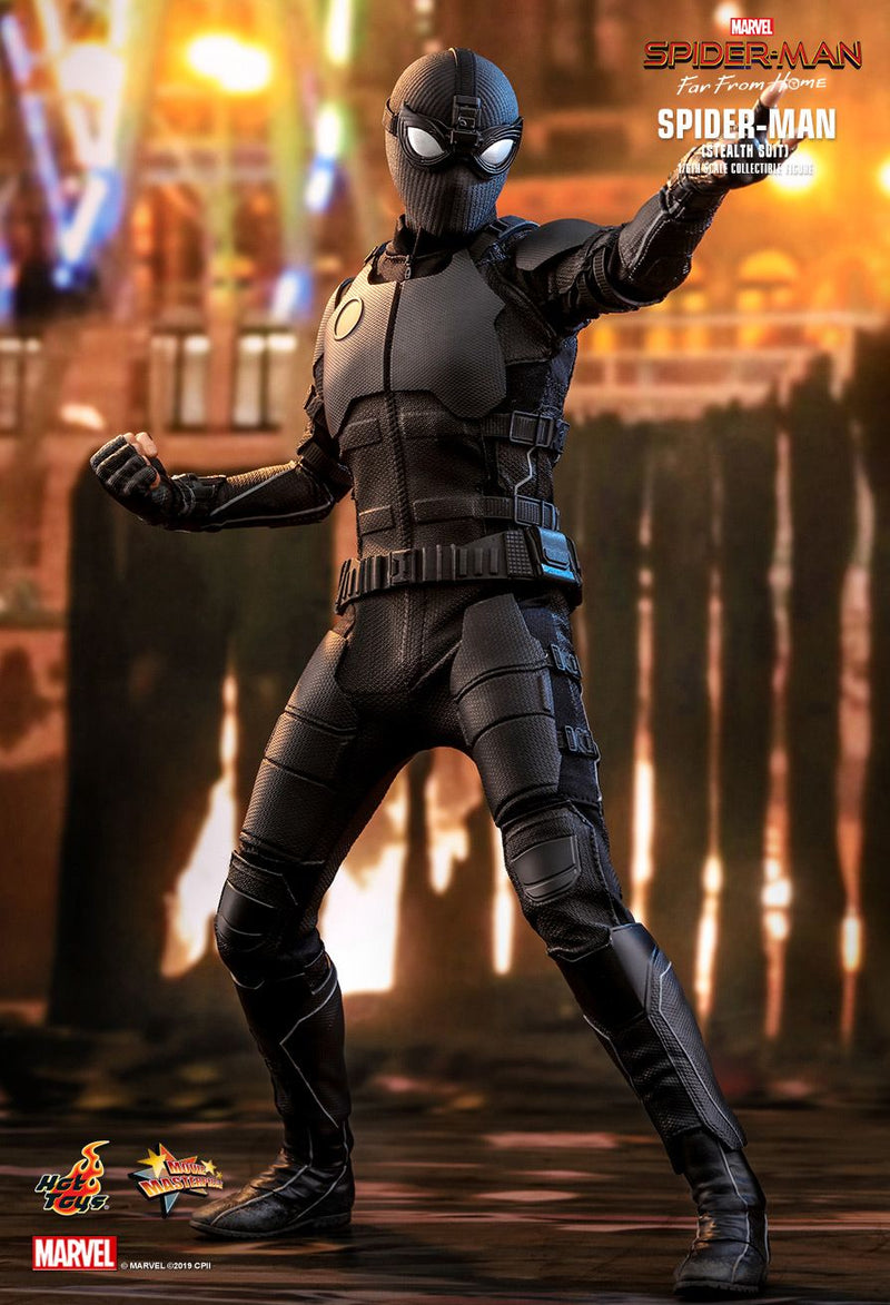 Load image into Gallery viewer, Spiderman Stealth Suit - Male Body w/Black Armored Body Suit
