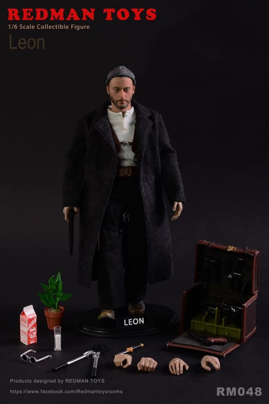 Leon - Leather Like Weapons Case w/Pistols & Grenades