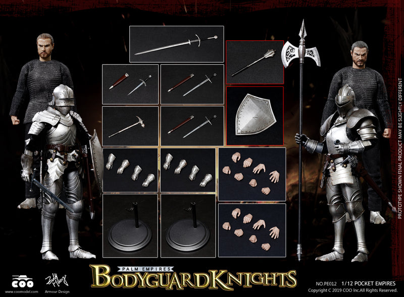 Load image into Gallery viewer, 1/12 - Bodyguard Knights - Distressed Helmet
