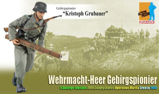 WWII - Gebirgspionier - Gestrckte Ladung w/Barbed Wire Set