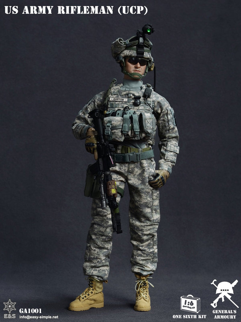 Load image into Gallery viewer, US Army Rifleman UCP - ACU Body Armor Vest w/Pouch Set
