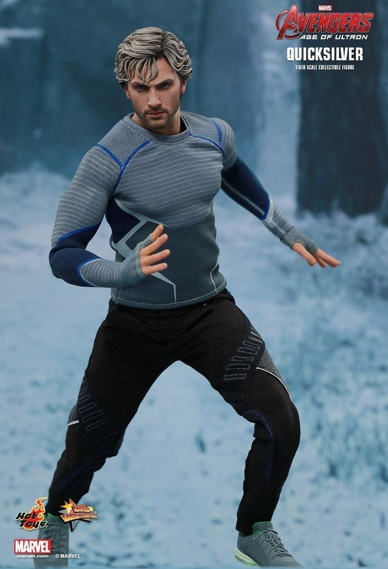 Load image into Gallery viewer, Avengers 2 - Quicksilver - Black Detailed Pants

