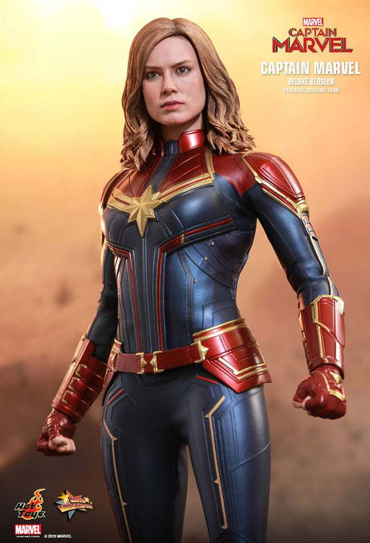 Captain Marvel - Female Head Sculpt In Brie Larson Likeness