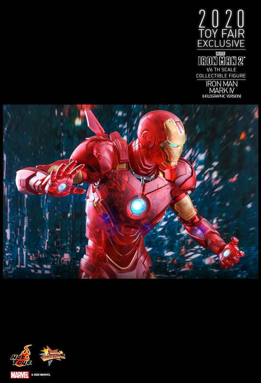 Iron Man 2 - Iron Man Mark IV Holographic Version - MINT IN BOX
