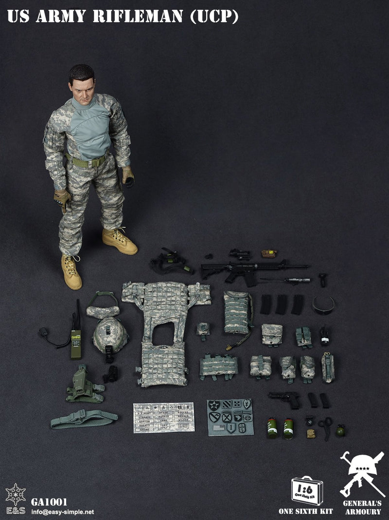 Load image into Gallery viewer, US Army Rifleman UCP - Male Body w/ACU Uniform Set
