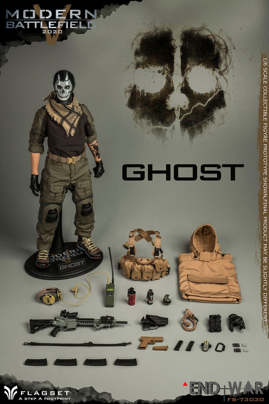 Modern Battlefield Ghost - Brown Combat Boots (Peg Type)