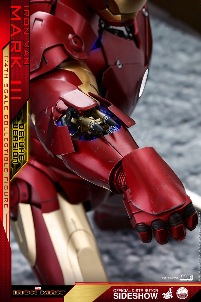 Load image into Gallery viewer, 1/4 Scale - Iron Man Mark III Deluxe Version - MINT IN BOX
