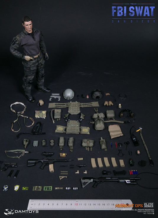 San Diego SWAT - Team B - Midnight Ops - MINT IN BOX