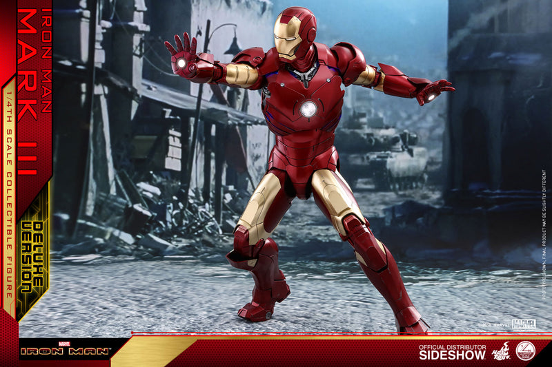 Load image into Gallery viewer, 1/4 Scale - Iron Man Mark III Deluxe Version - MINT IN BOX
