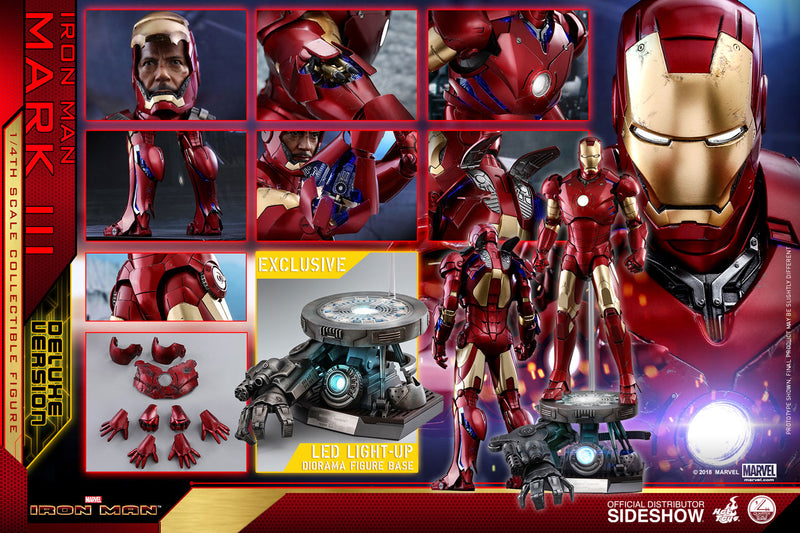 Load image into Gallery viewer, 1/4 Scale - Iron Man Mark III Deluxe Version - MINT IN BOX
