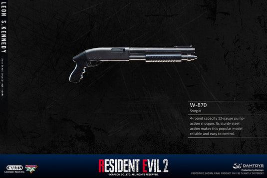 Resident Evil 2 - Leon Kennedy - Sawed Off W-870 Shotgun