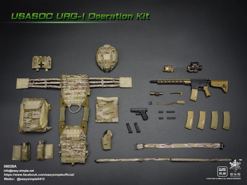 Load image into Gallery viewer, USASOC URG-1 - Arid Multicam Dump Pouch
