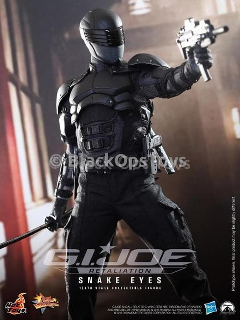 Load image into Gallery viewer, GI JOE - Snake Eyes - Black Forearm Guards
