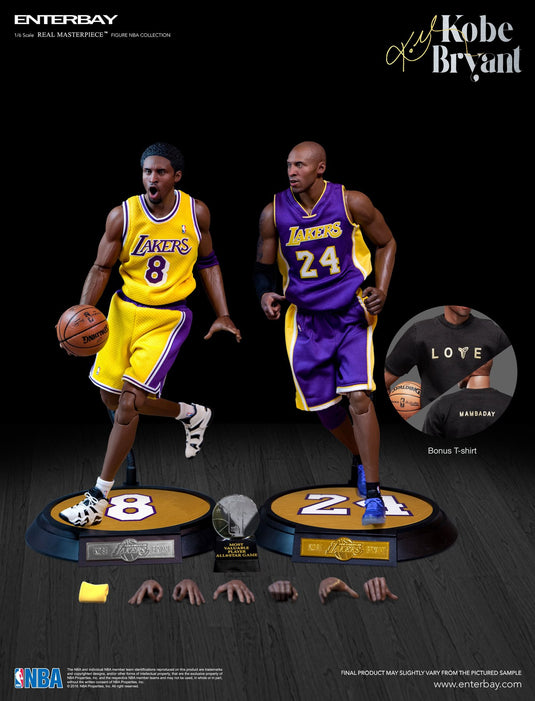 Kobe Bryant - White & Black Basketball Sneakers (Peg Type)