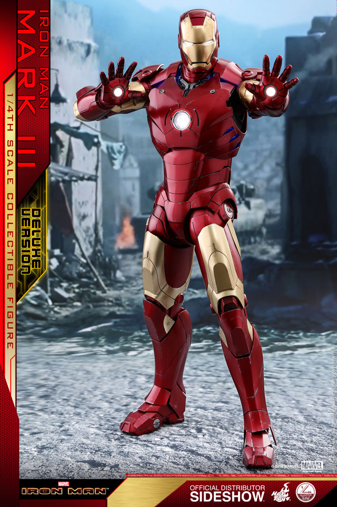 Load image into Gallery viewer, 1/4 Scale - Iron Man Mark III Deluxe Version - MINT IN BOX
