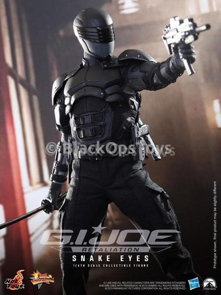 Load image into Gallery viewer, GI JOE - Snake Eyes - Black Armored Knee Pads
