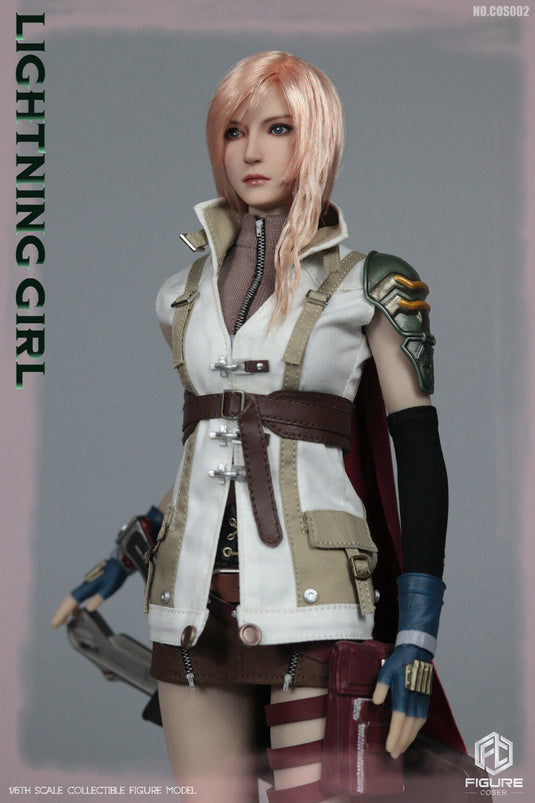 Lightning Girl - Blue Gloved Hand Set