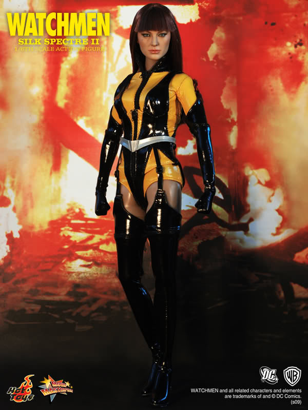 Load image into Gallery viewer, Watchmen Silk Spectre II - Female Body w/Yellow &amp; Black Bodysuit
