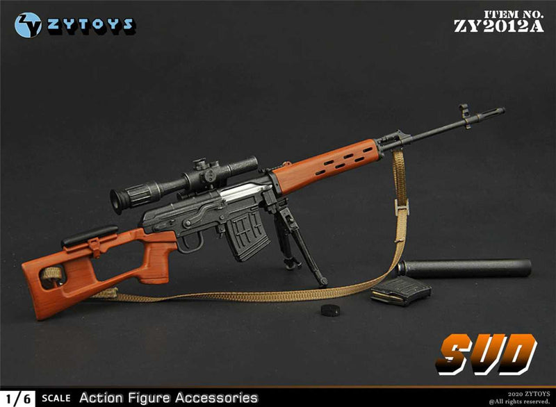 Load image into Gallery viewer, Dragunov SVD Sniper Rifle w/Rifle Scope - MINT IN BOX
