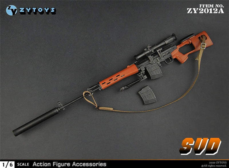 Load image into Gallery viewer, Dragunov SVD Sniper Rifle w/Rifle Scope - MINT IN BOX
