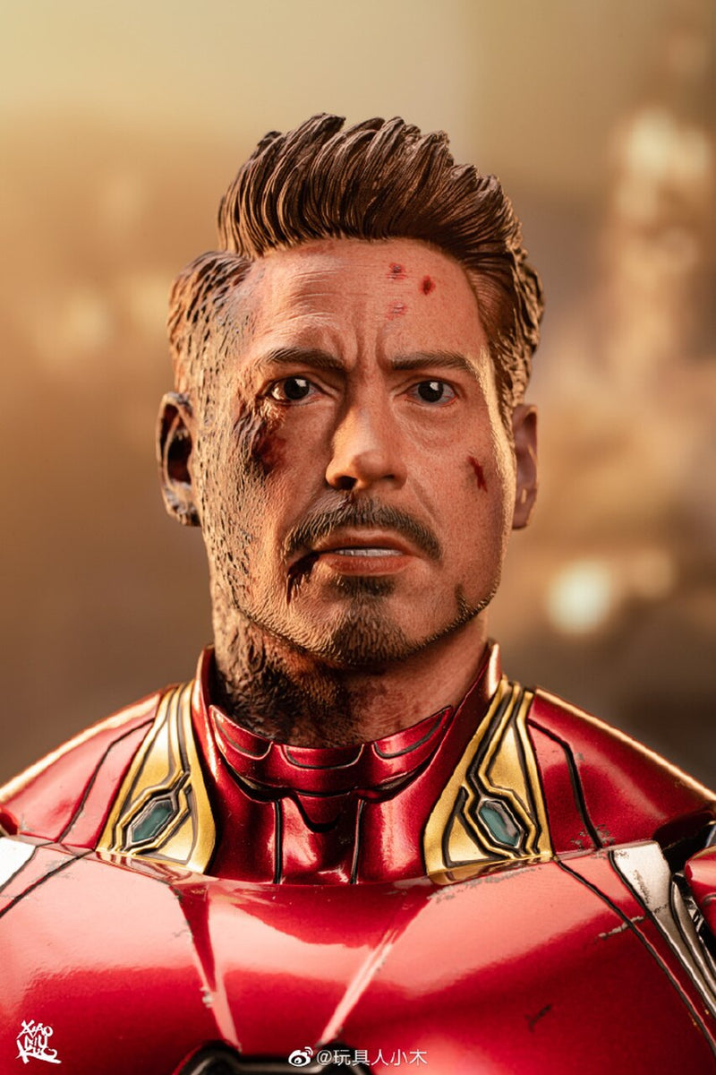Load image into Gallery viewer, Custom Tony Stark Head Sculpts 2-Pack - MINT IN BOX
