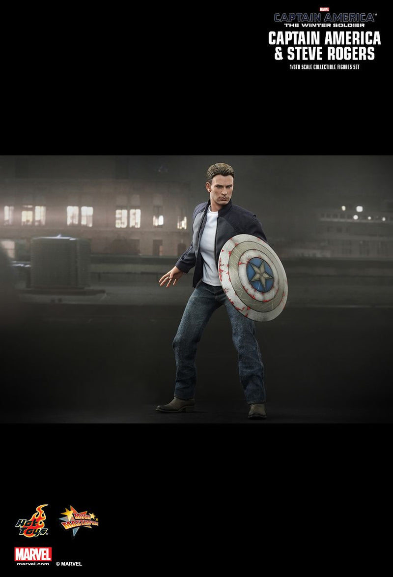 Load image into Gallery viewer, Captain America: TWS - Steve Rogers &amp; Cap 2-Pack - MINT IN BOX
