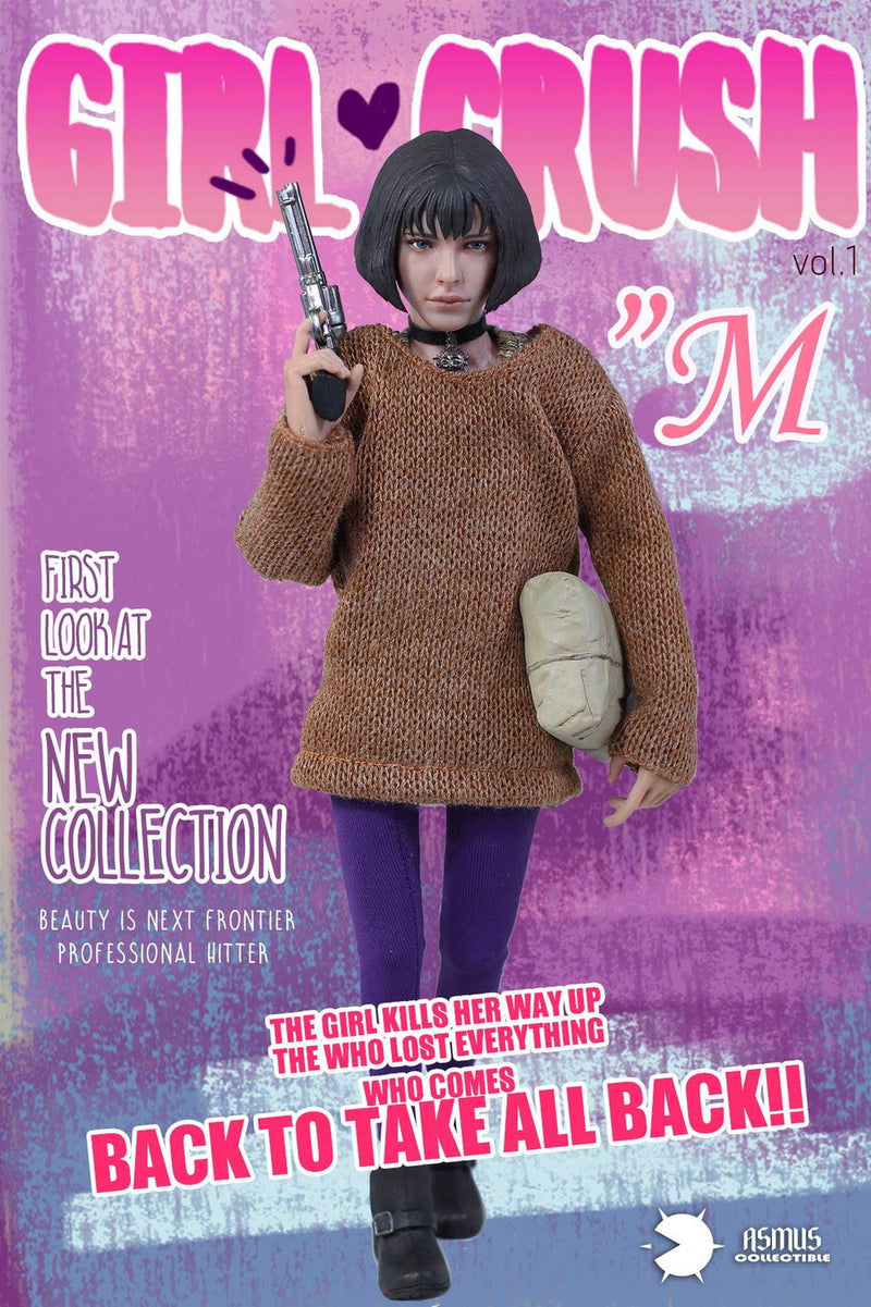 Load image into Gallery viewer, Girl Crush - &quot;M&quot; - Teen Size Purple Leggings
