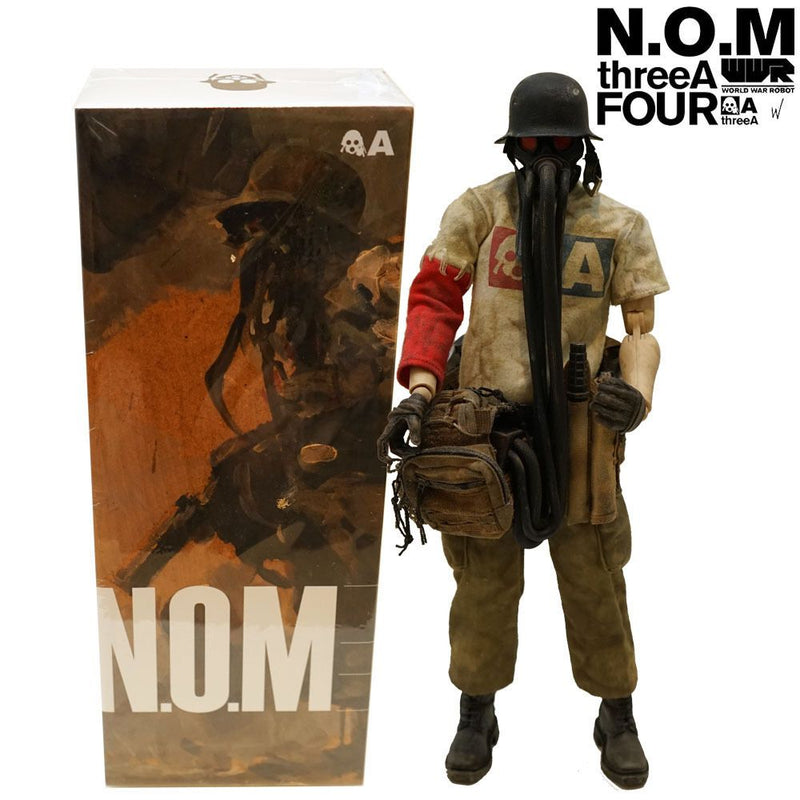Load image into Gallery viewer, World War Robot N.O.M. - Weathered Baton &amp; Sheath
