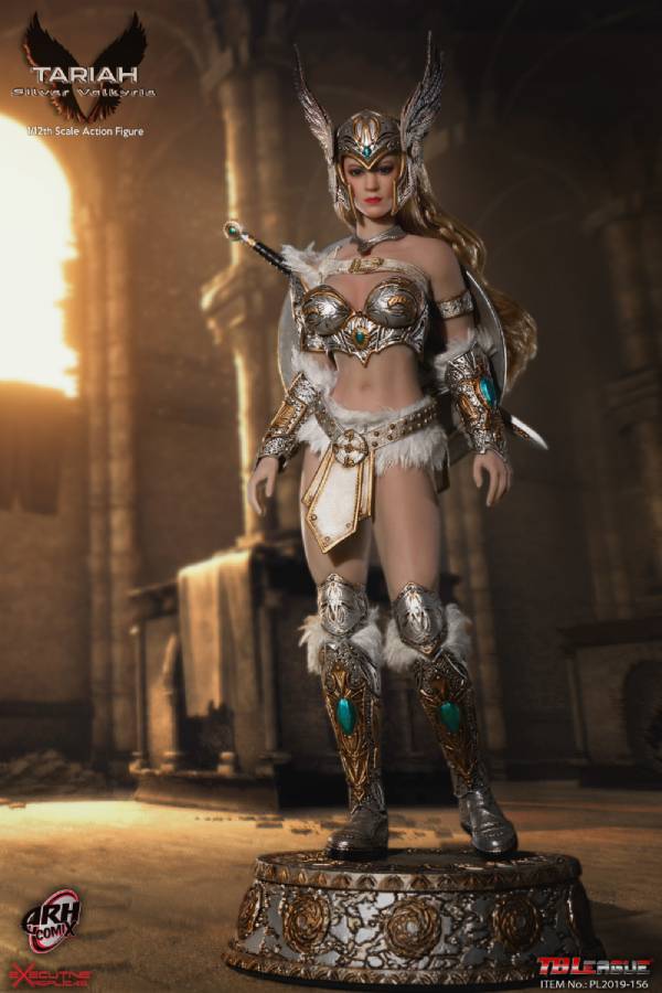 Load image into Gallery viewer, 1/12 - Tariah Silver Valkyrie - Sword w/Shield
