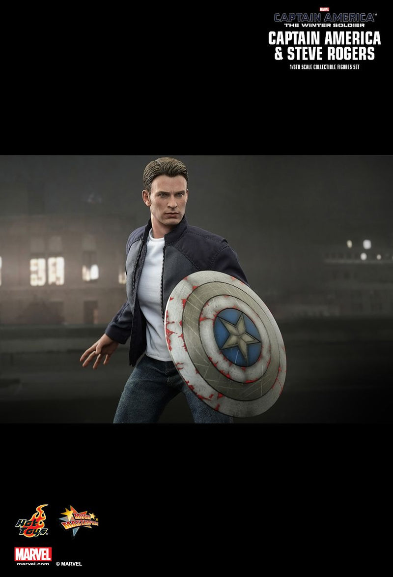 Load image into Gallery viewer, Captain America: TWS - Steve Rogers &amp; Cap 2-Pack - MINT IN BOX
