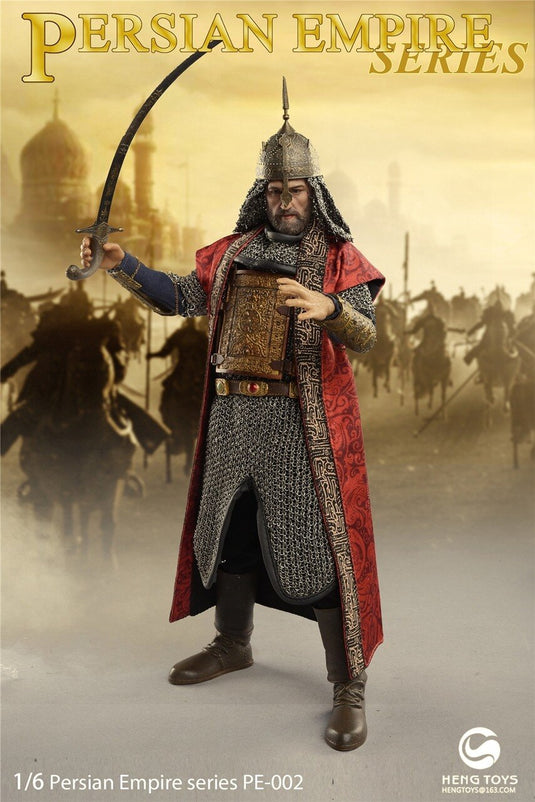 Persian Empire - Bowman - METAL Helmet w/Chain Mail Neck Guard
