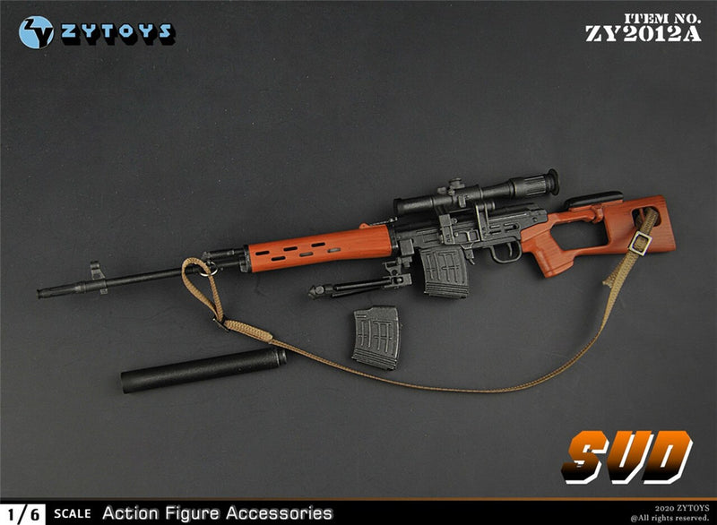 Load image into Gallery viewer, Dragunov SVD Sniper Rifle w/Rifle Scope - MINT IN BOX
