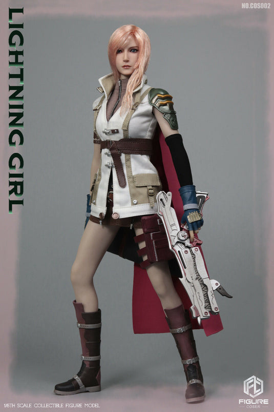 Lightning Girl - White Vest