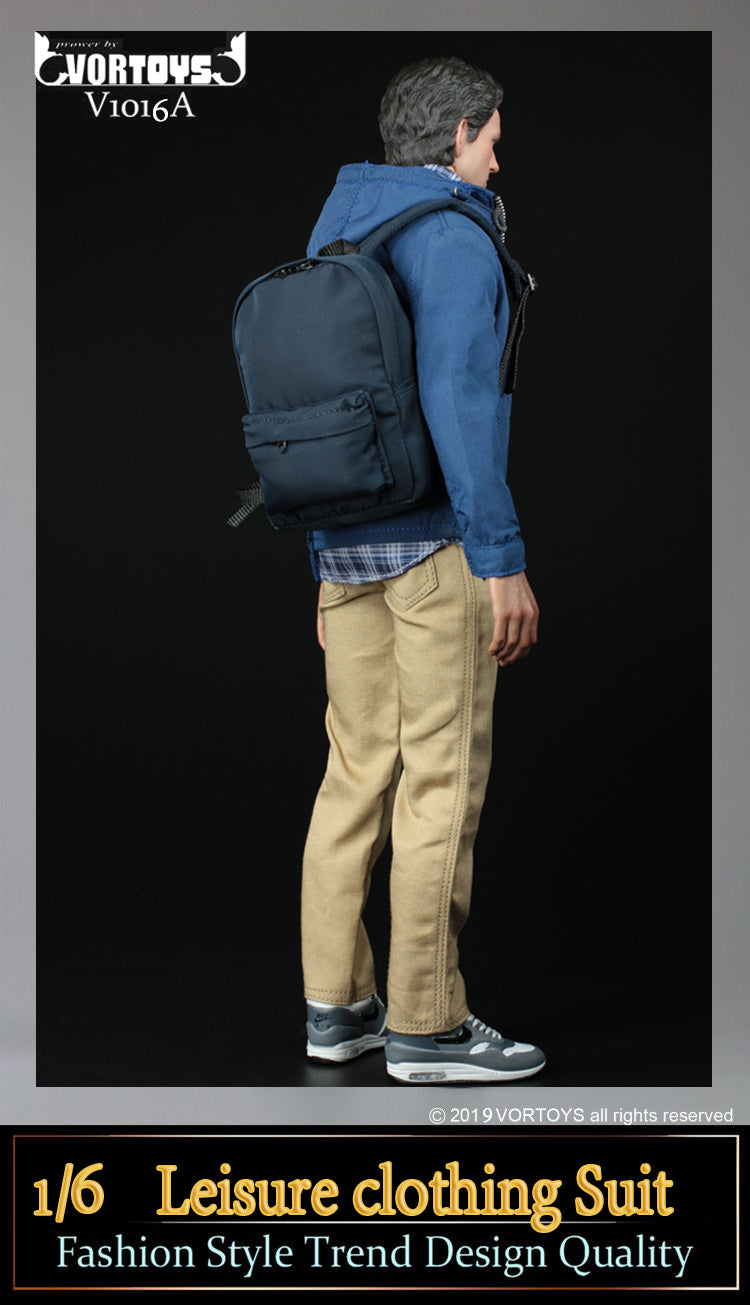 Load image into Gallery viewer, Parker Field Trip - Chinos - Blue Backpack

