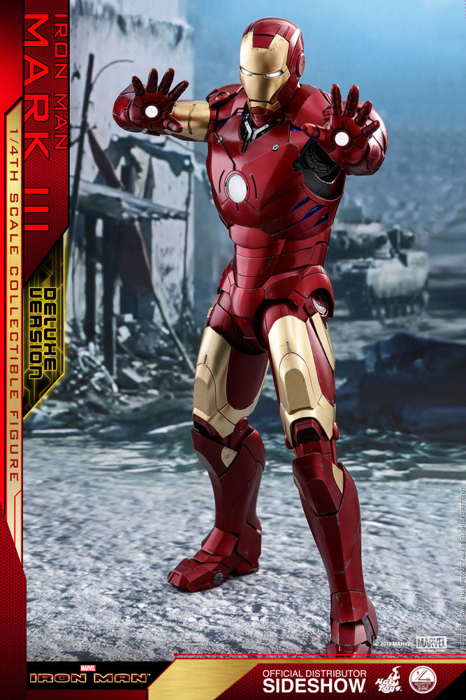 Load image into Gallery viewer, 1/4 Scale - Iron Man Mark III Deluxe Version - MINT IN BOX
