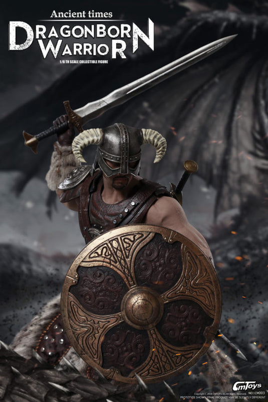 Dragonborn Warrior - Leather Like Chest Armor w/Shoulder Piece