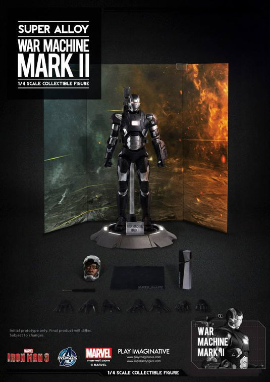 1/4 Scale - Iron Man 3 - War Machine Mark II - MINT IN BOX