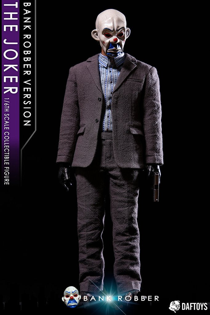 Load image into Gallery viewer, The Joker Bank Robber Ver. - Male Clown Masked Head Sculpt
