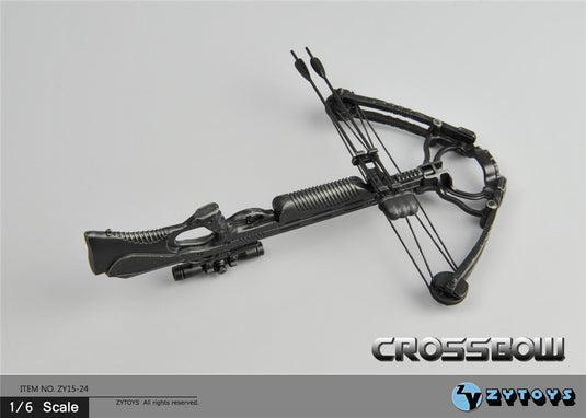 Black Crossbow w/Arrows - MINT IN BOX