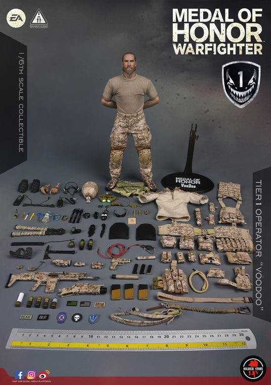Medal Of Honor Warfighter - Yellow & Black Shemagh