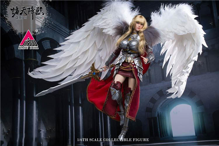 Load image into Gallery viewer, Angel Yan - Crown Edition - Red Cape w/Fur Like Collar
