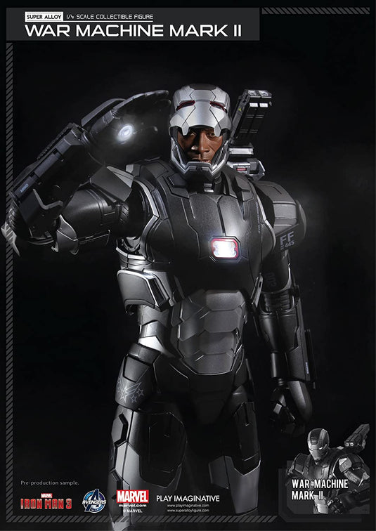 1/4 Scale - Iron Man 3 - War Machine Mark II - MINT IN BOX