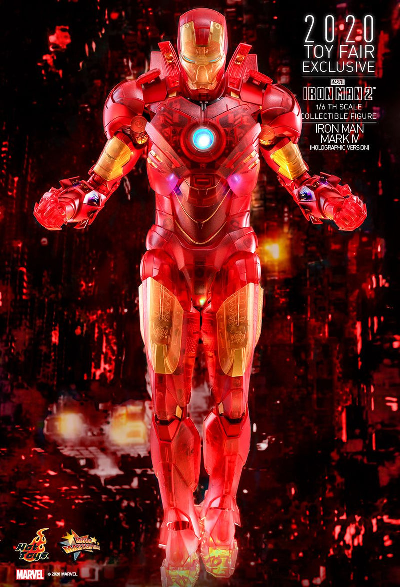 Iron Man Mark IV Holographic Version w/Hologram Head Sculpt