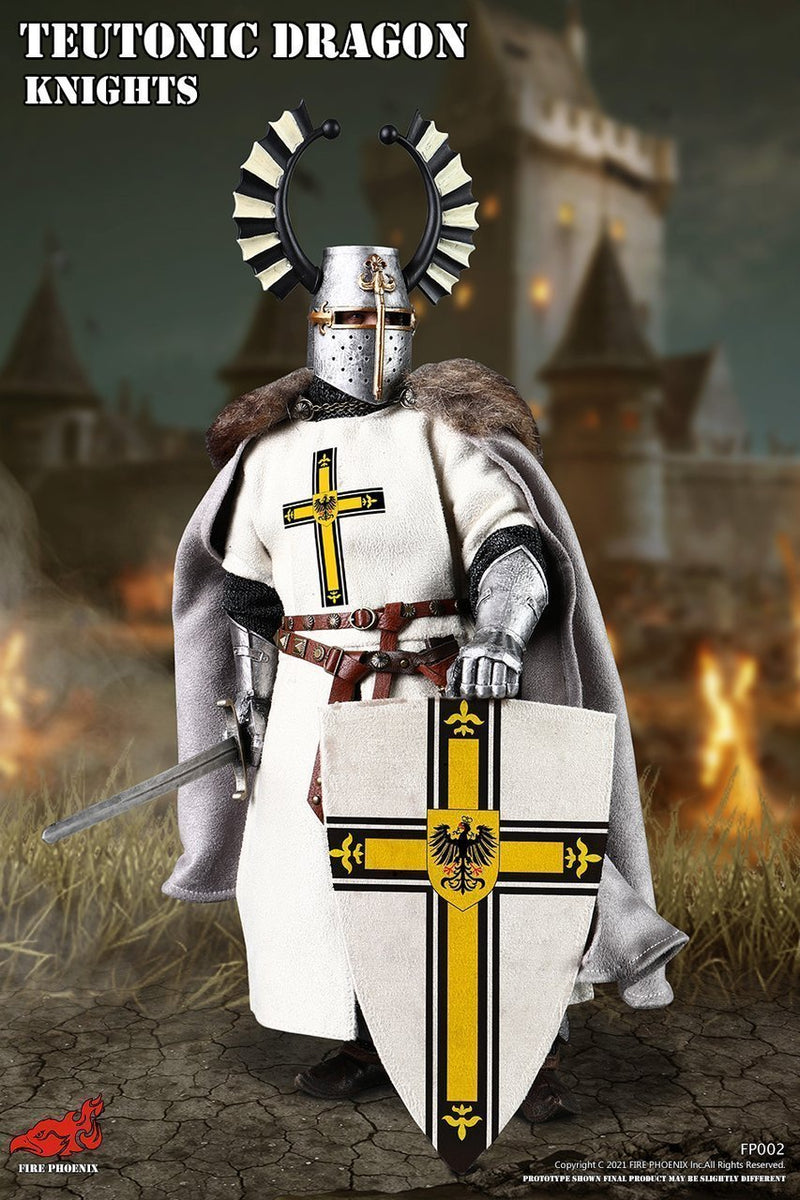 Load image into Gallery viewer, St Johns Knights - White &amp; Black Tunic
