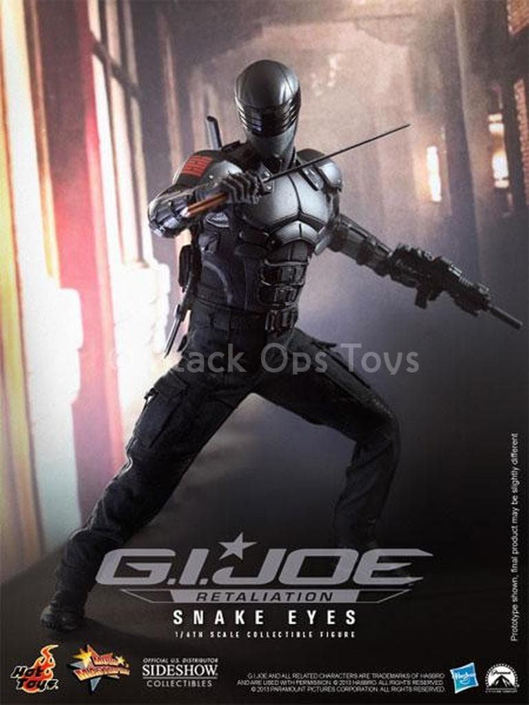 Load image into Gallery viewer, GI JOE - Snake Eyes - Black Chest Armor w/Combat Knife
