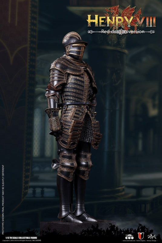 Henry VIII Red Dragon Ver. - Red Cape w/Gold Like Detail